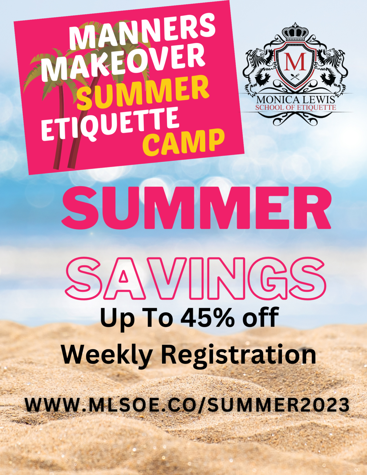 Manners Makeover Summer Etiquette Camp Monica Lewis School of Etiquette