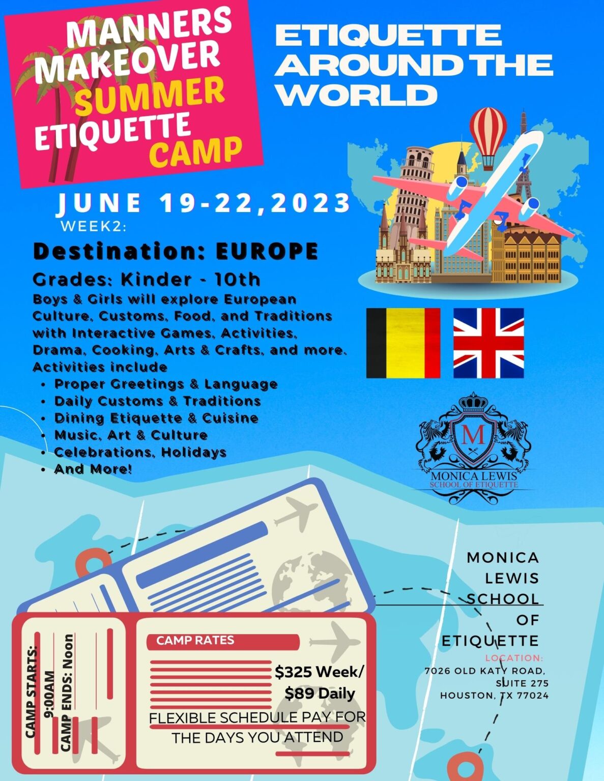 Manners Makeover Summer Etiquette Camp Week 2 Monica Lewis School of Etiquette