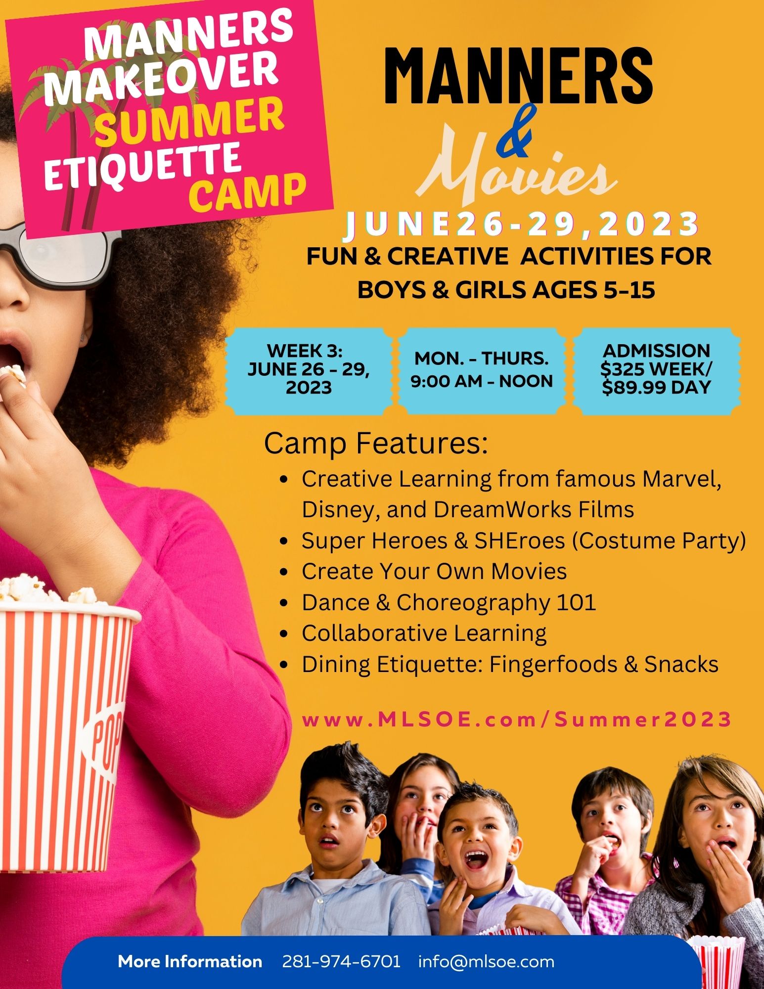 Manners Makeover Summer Etiquette Camp Week 3 Monica Lewis School of